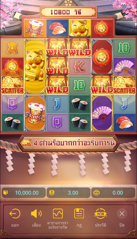 วิธีเล่นสล็อตออนไลน์ Lucky Neko ในเว็บ SBOBET