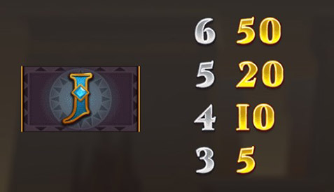 สัญลักษณ์การจ่ายรางวัล 5-50 (J)