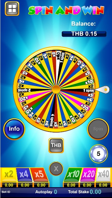 วิธีเล่นเกมส์ Spin And Win บนมือถือ Mobile