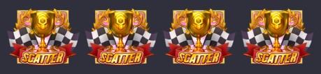 ฟีเจอร์การหมุนฟรี เมื่อสัญลักษณ์ Scatter 4 ตัวเรียงกัน
