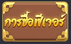 การซื้อฟีเจอร์ แตะที่ปุ่มซื้อฟีเจอร์เพื่อเปิดเมนูซื้อฟีเจอร์